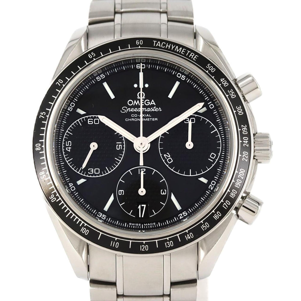 Pre-Owned Omega Speedmaster Racing 326.30.40.50.01.001 Stainless Steel Automatic Watch