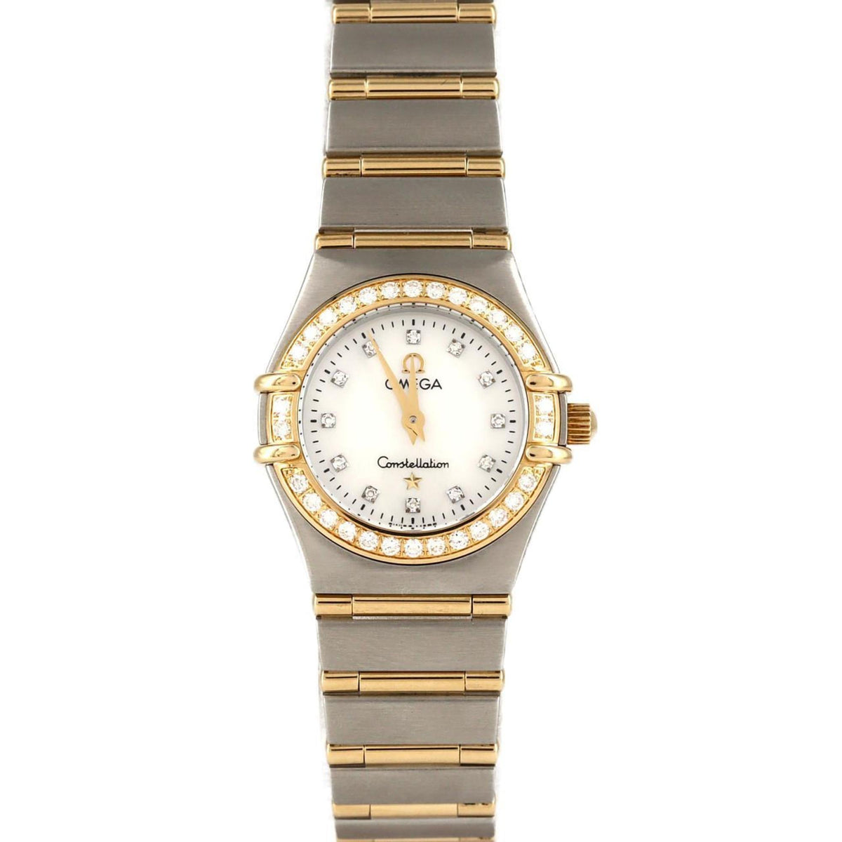 Pre-Owned Omega Constellation Mini Two-tone D-12P 1267.75 SSxYG Quartz Watch