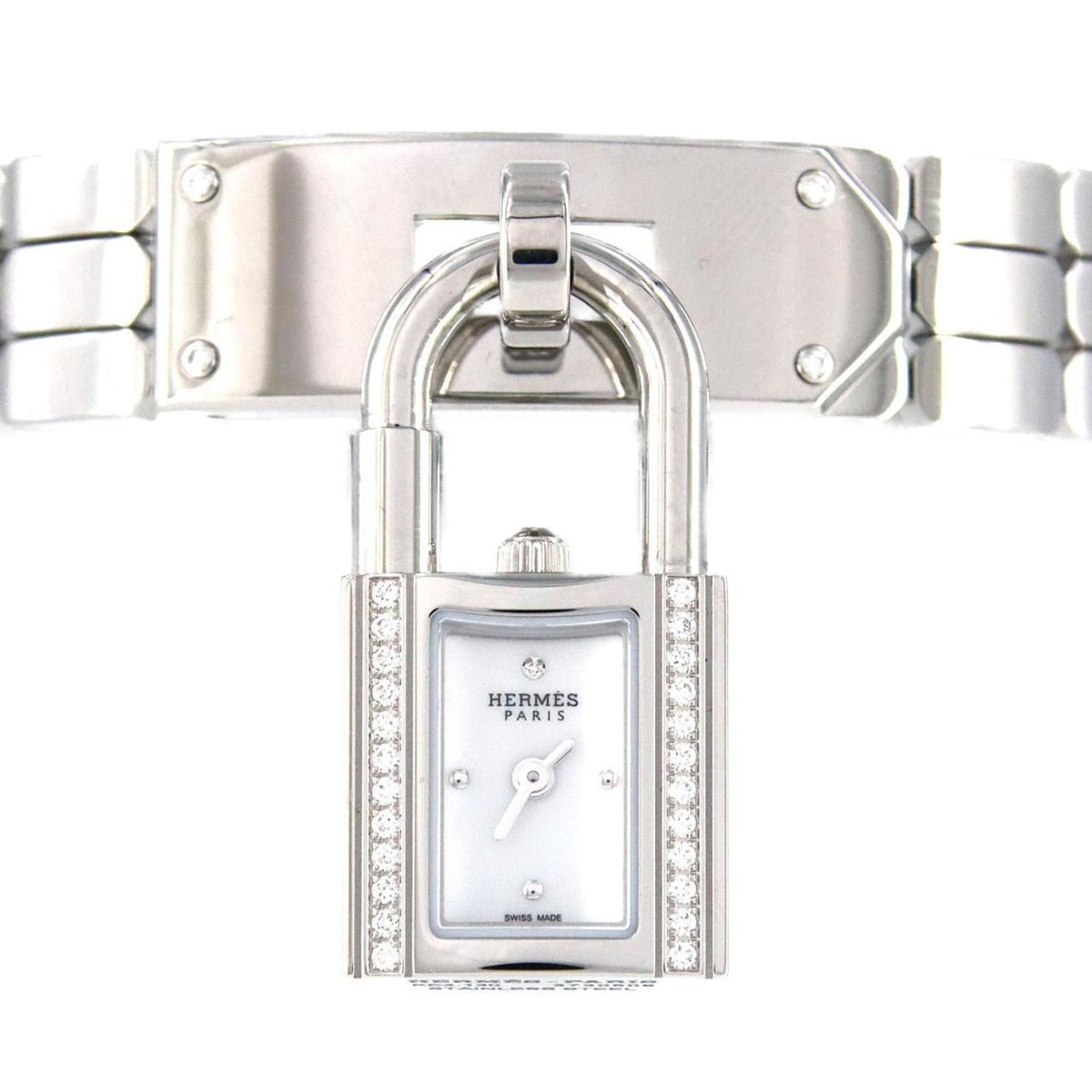 Montre-bracelet à quartz Hermes Kelly D-1P KE4.130 SS d'occasion 