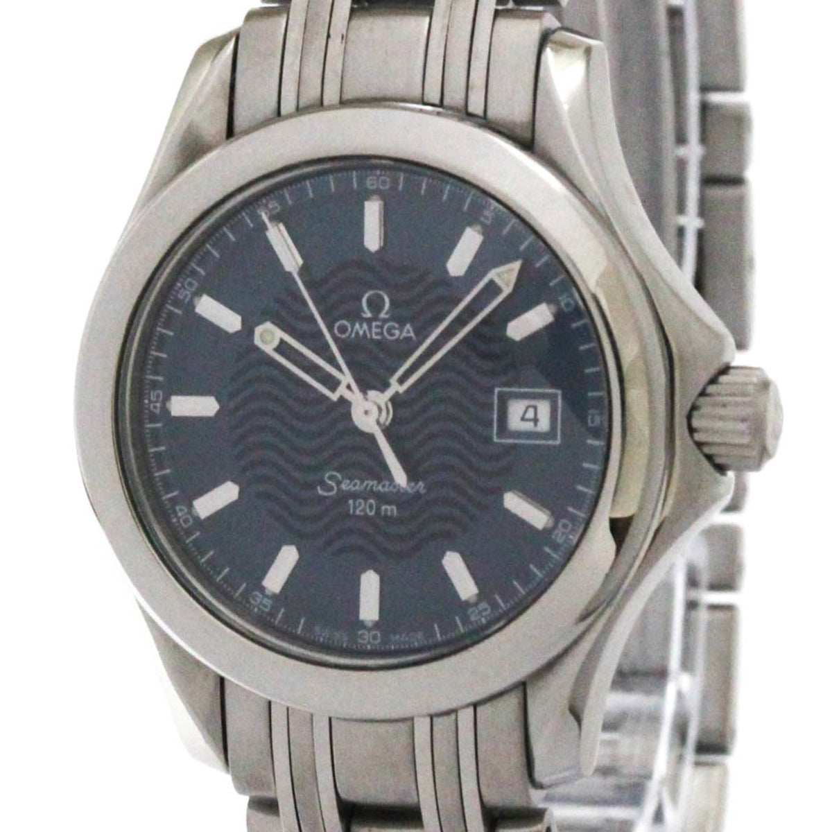 Pre-Owned OMEGA Seamaster 120M Steel Quartz Ladies Watch 2581.81Polished