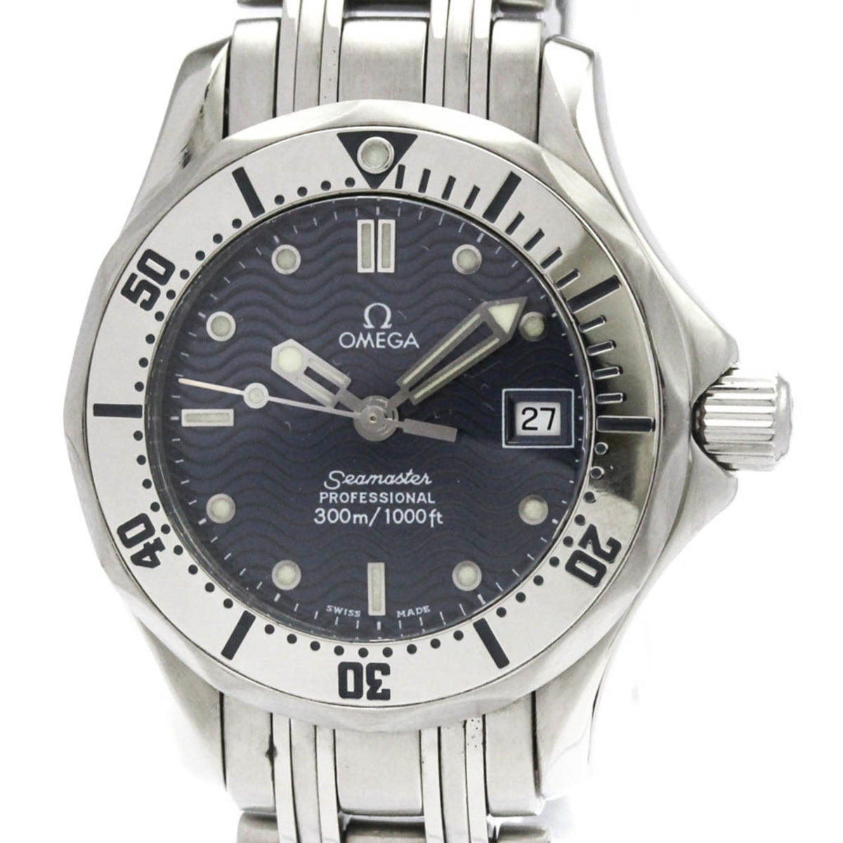 Pre-Owned OMEGA Seamaster Professional 300M Quartz Ladies Watch 2582.80 Polished