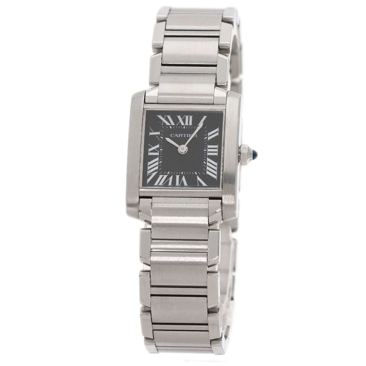 Montre Tank Française SM Asia d'occasion W51026Q3, édition limitée, acier inoxydable, pour femme. 