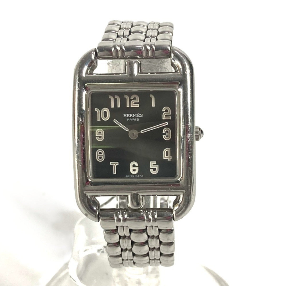 Pre-Owned HERMES CC1.210 Cape Cod Ladies Watch, Stainless Steel, Silver