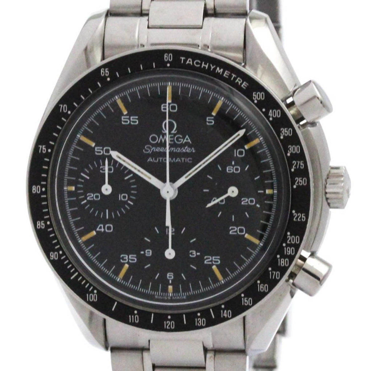 Pre-Owned OMEGA Speedmaster Automatic Steel Mens Watch 3510.50 Polished