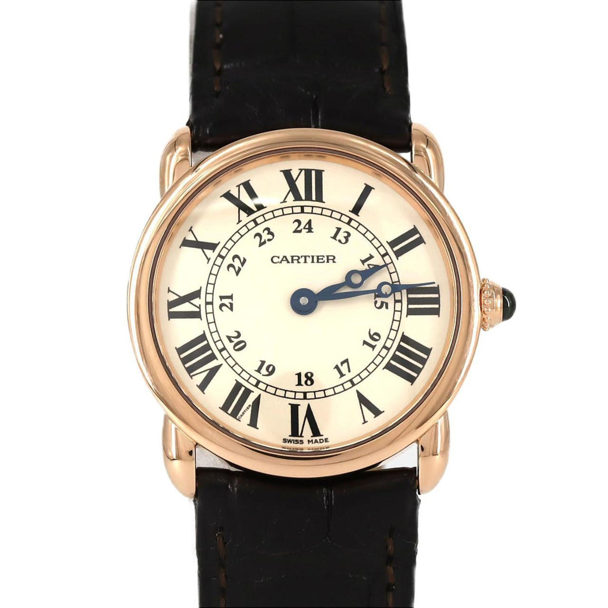 Pre-Owned Cartier Ronde LC PG W6800151 PG/RG Quartz Watch