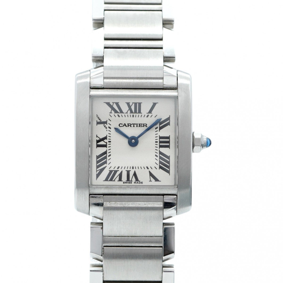 Pre-Owned Cartier Tank W51008Q3 Ivory Dial Women's Watch