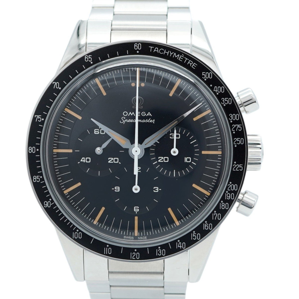 Pre-Owned Omega Speedmaster 310.30.40.50.06.001 Black Dial Men's Watch