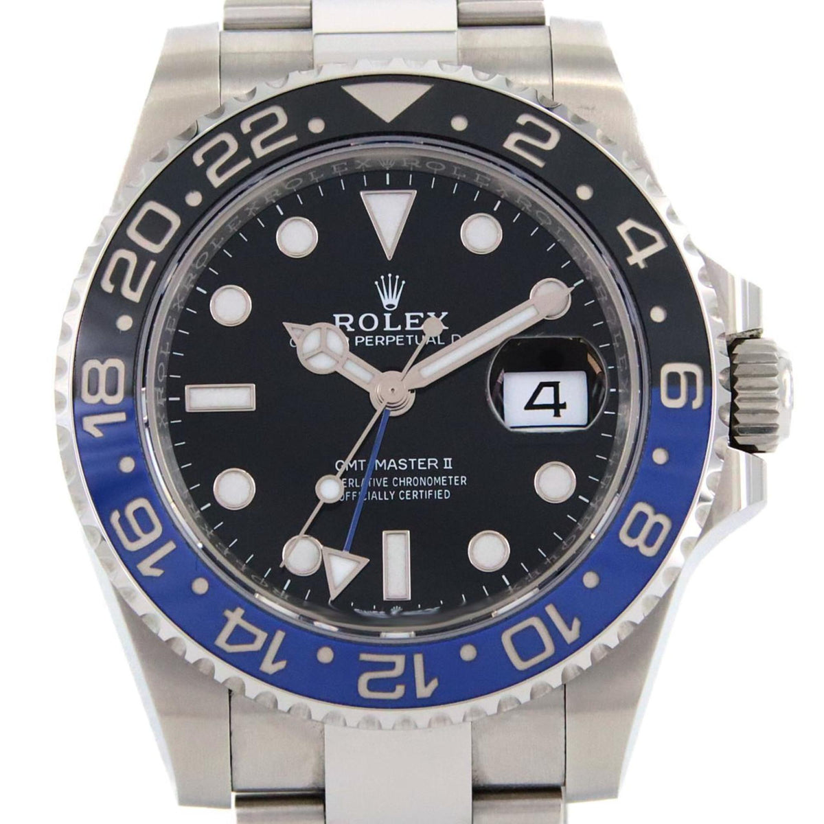 Pre-Owned Rolex GMT-Master 126710BLNR?3 Stainless Steel Automatic Wristwatch Random Number