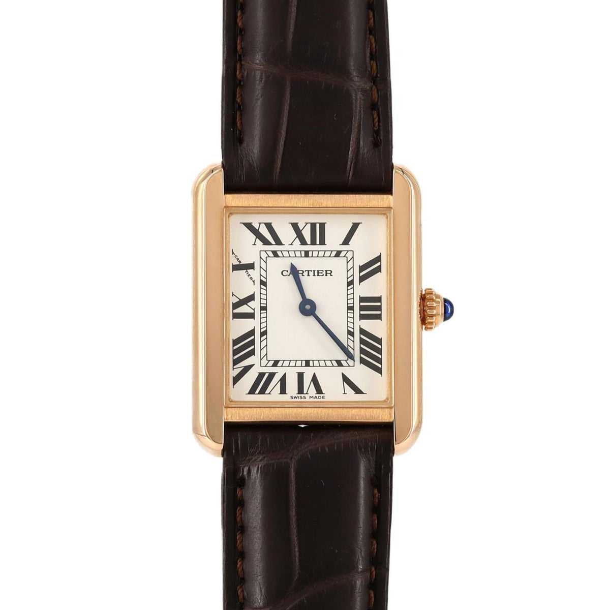 Pre-Owned Cartier Tank Solo SM SSxPG W5200024 Quartz Watch