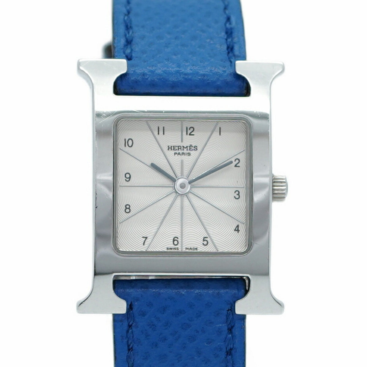 Pre-Owned Herm?s H Watch HH1.210 Silver Dial Women's