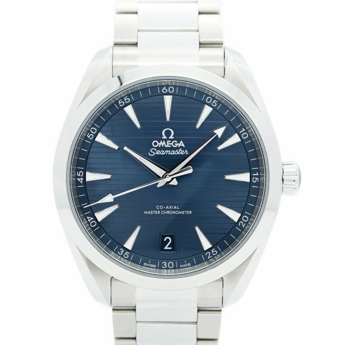 Pre-Owned Omega Seamaster 220.10.41.21.03.004 Blue Dial Men's Watch