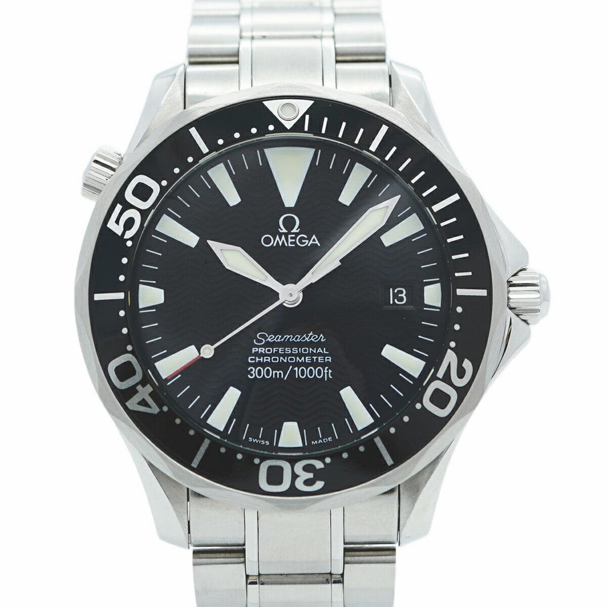 Pre-Owned Omega Seamaster 2254.50 Black Dial Men's Watch