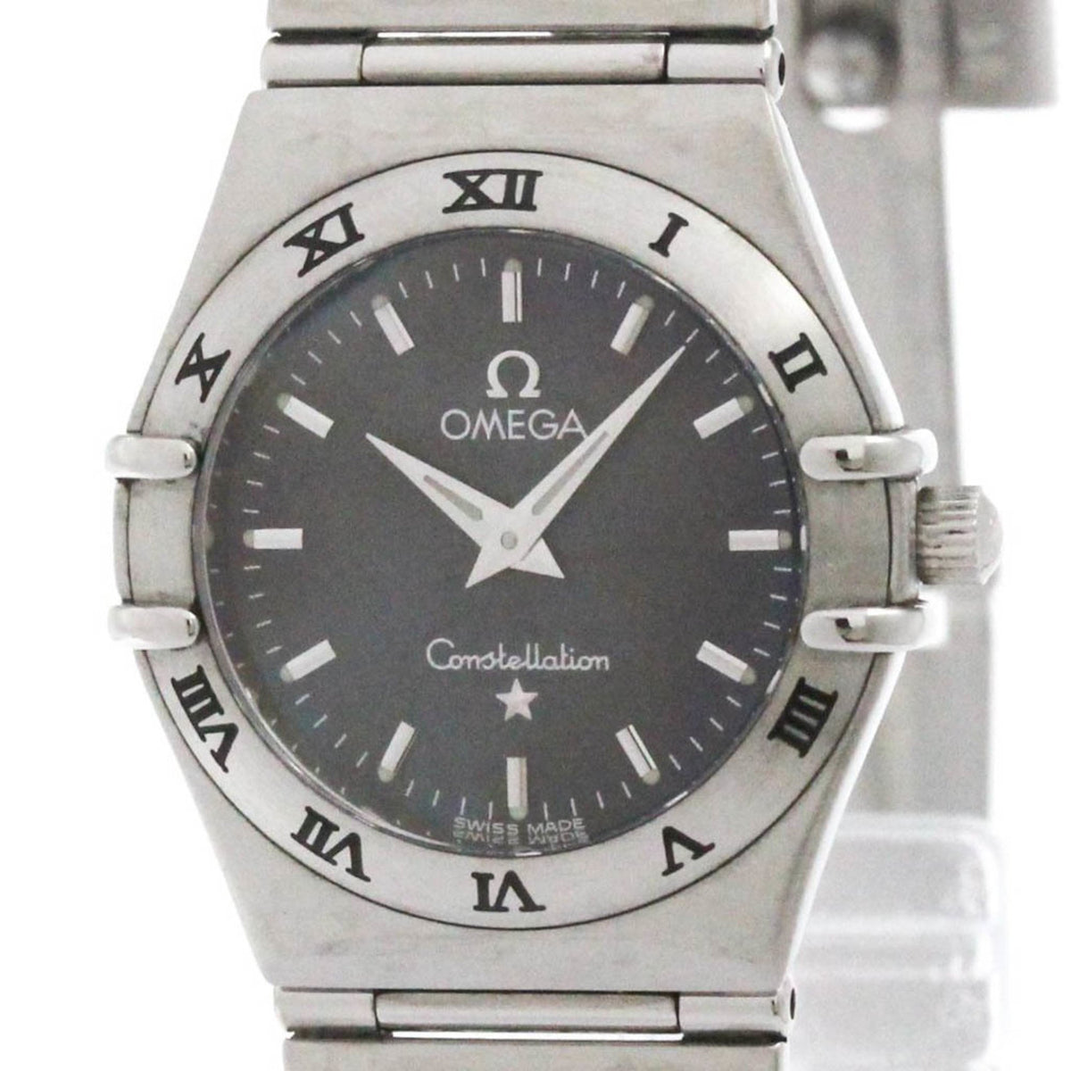 Pre-Owned OMEGA Constellation Steel Quartz Ladies Watch 1562.40 Polished