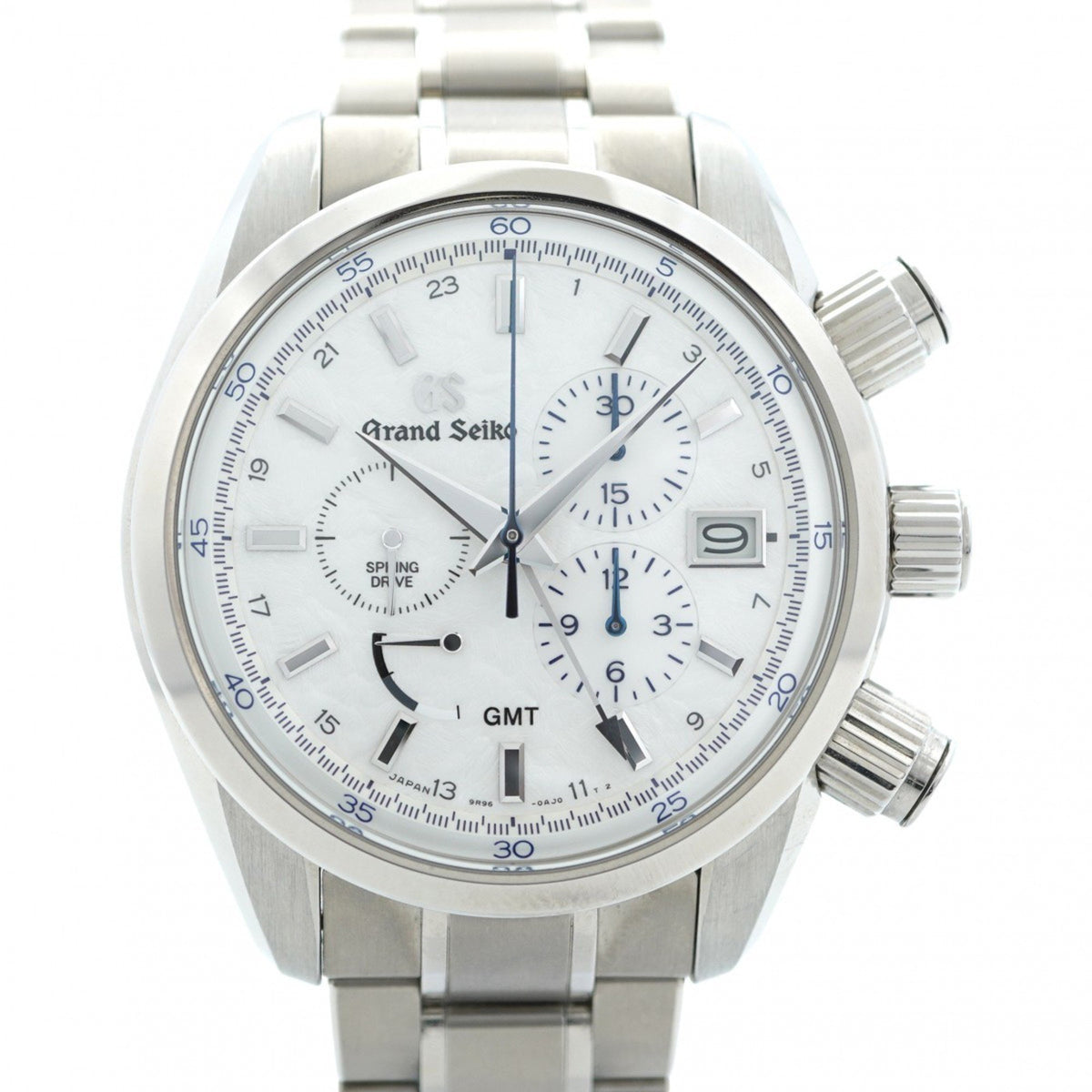Pre-Owned Seiko Grand 9R96-0AP0 White Dial Men's Watch