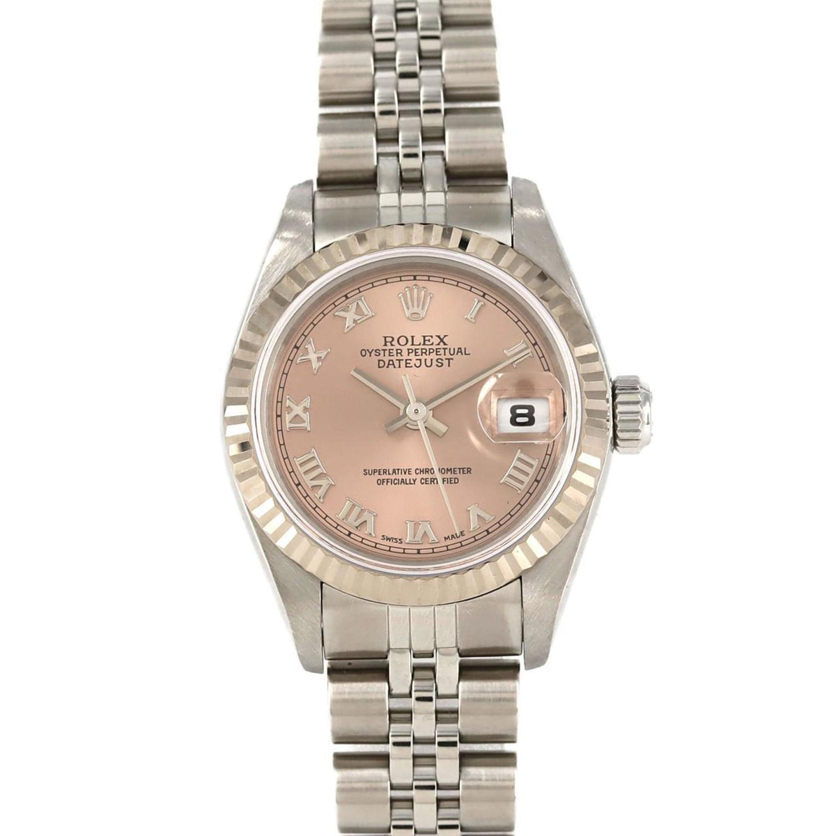 Pre-Owned Rolex Datejust 79174 SSxWG Automatic Watch, F Series