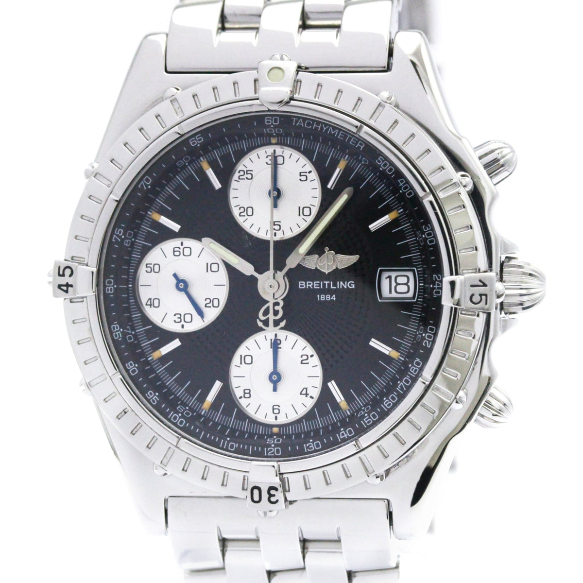 Pre-Owned BREITLING Chronomat Steel Automatic Mens Watch A13050.1Polished