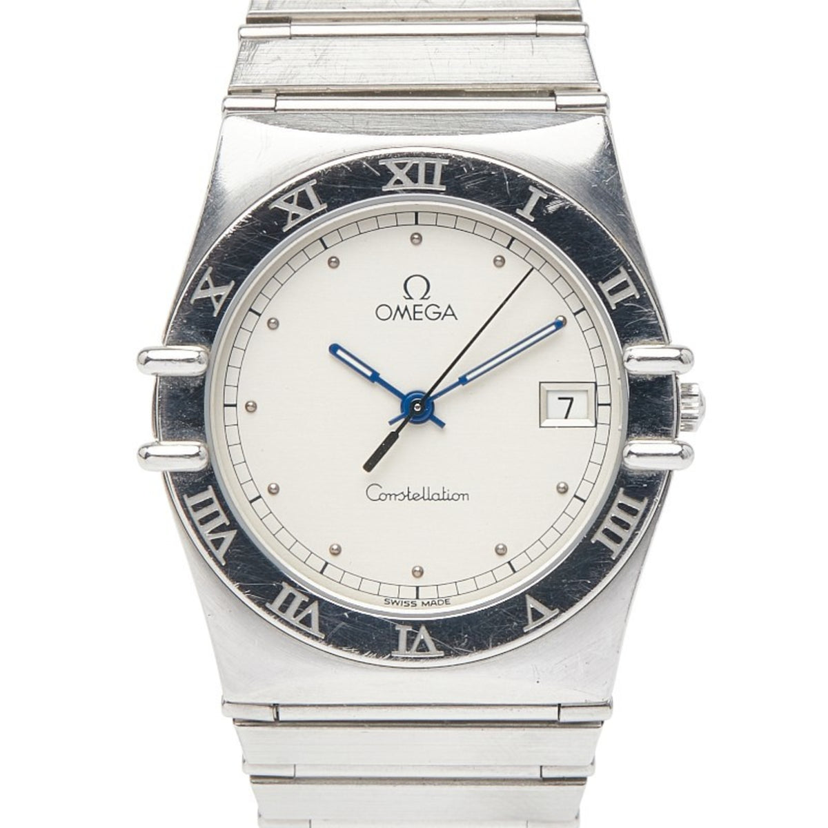 Pre-Owned Omega Constellation Quartz Watch, Beige Dial, Stainless Steel, Men's, OMEGA