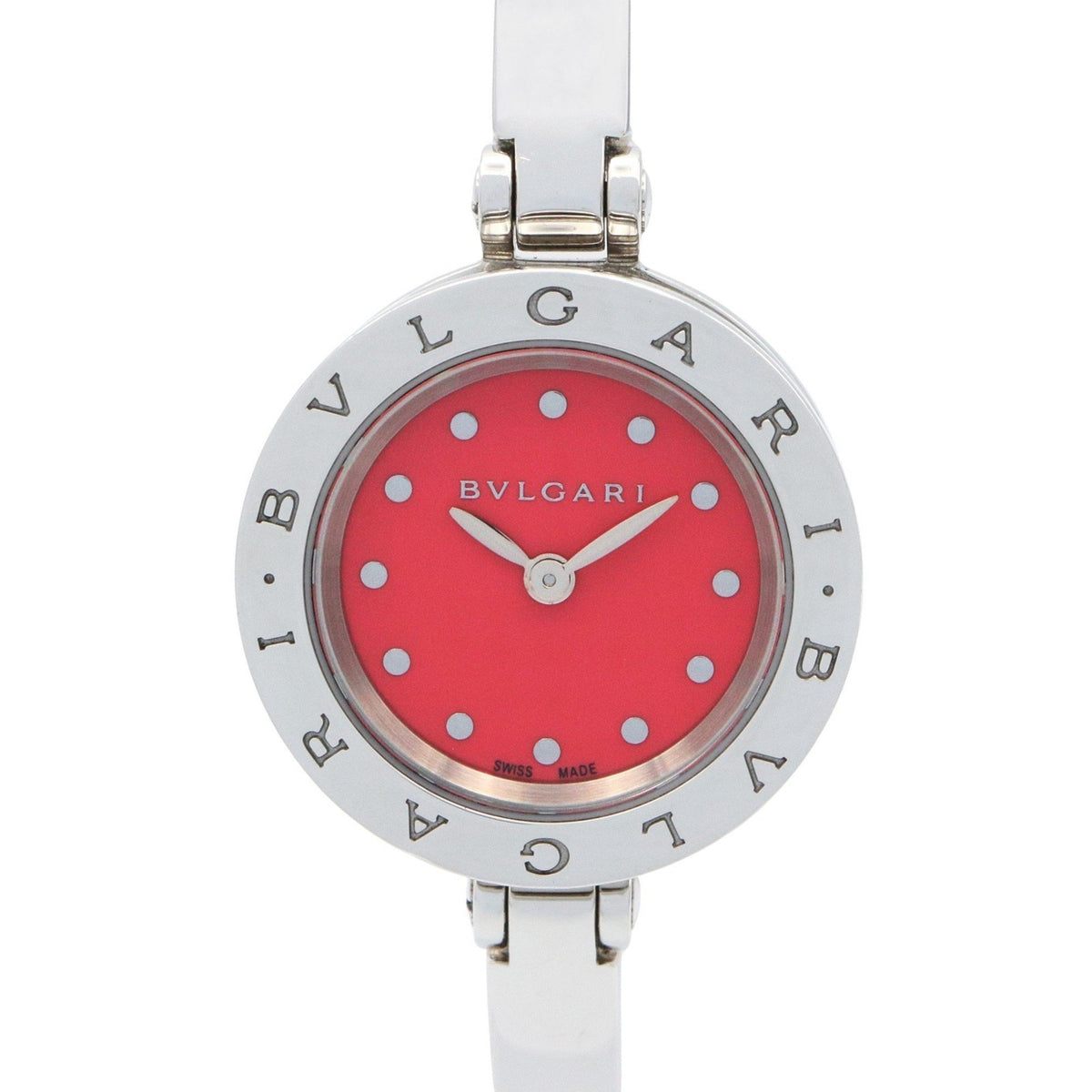 Pre-Owned BVLGARI B-zero1 Stainless Steel Watch for Women, Pink, BZ23C2DSS