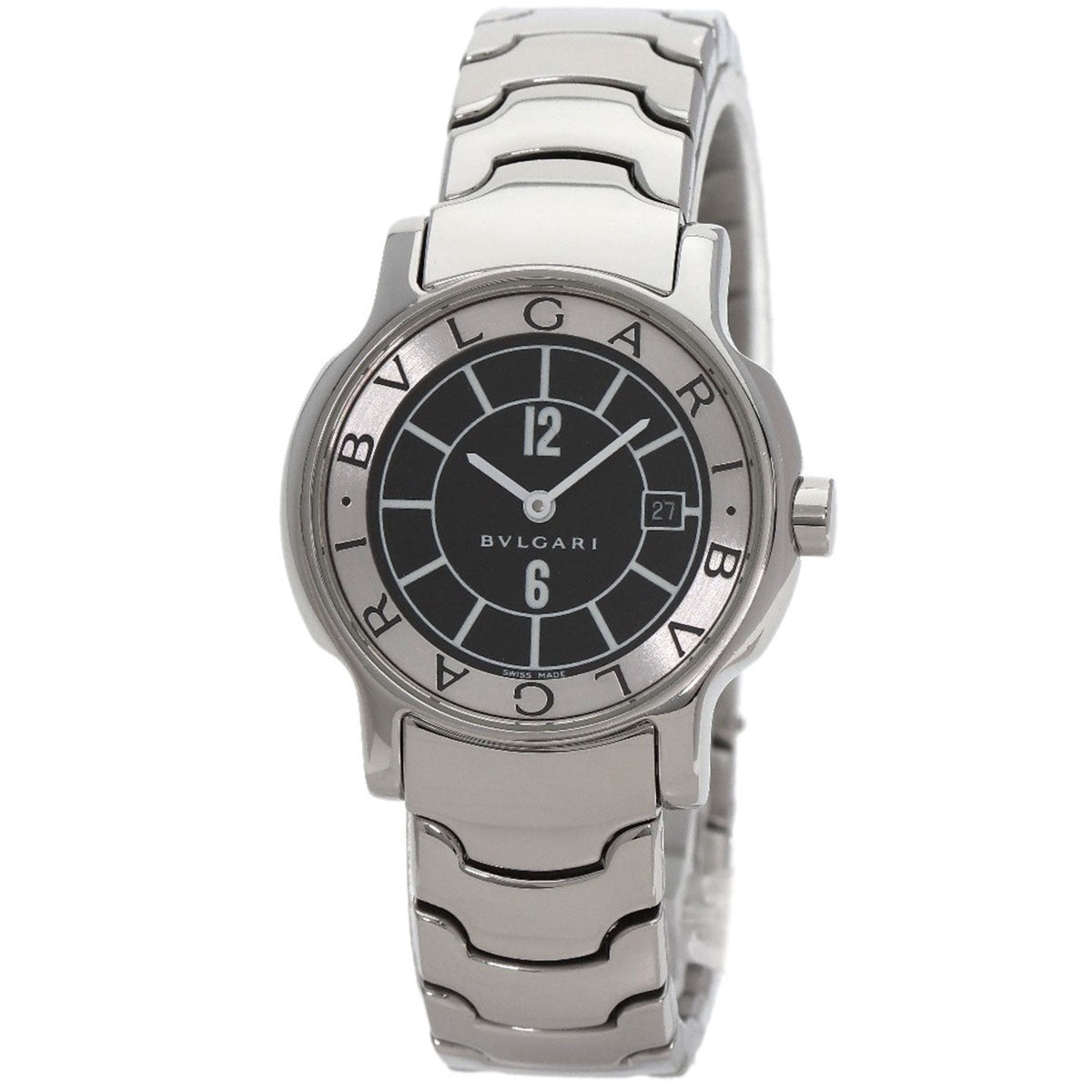 Pre-Owned BVLGARI ST29S Solotempo Stainless Steel/SS Women's Watch