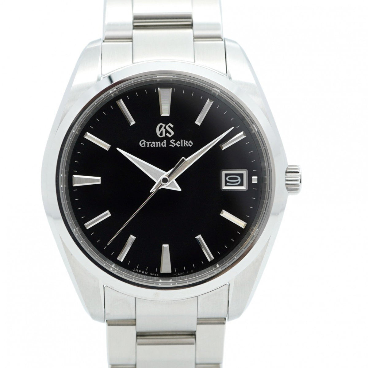 Pre-Owned Seiko Grand 9F85-0AC0 Black Dial Men's Watch