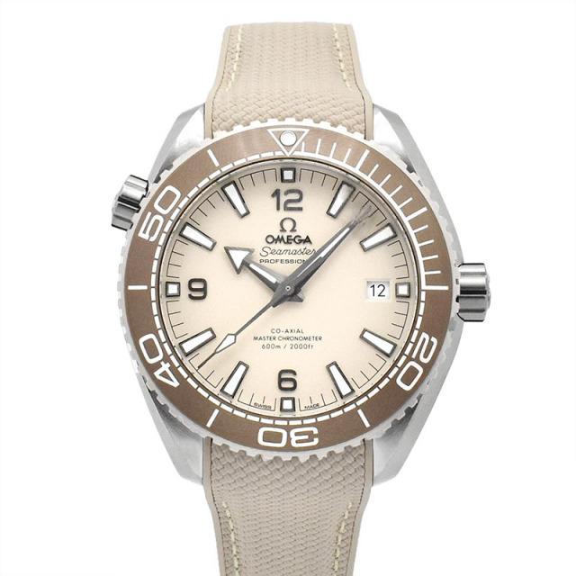 Seamaster Planet Ocean 43.50 mm Beige Dial in Stainless Steel - 215.32.44.21.09.001