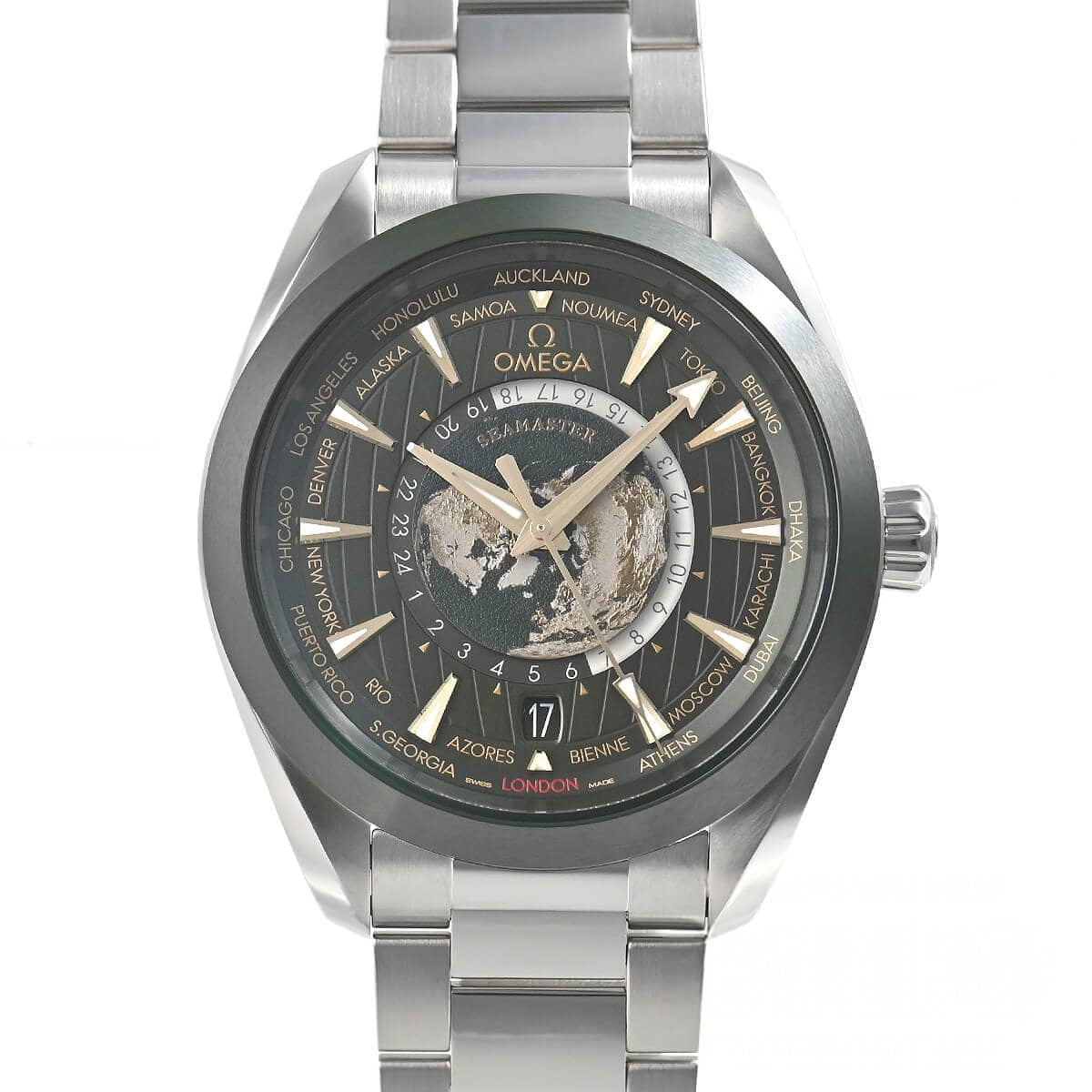 Aqua Terra 43.00 mm Green Dial in Stainless Steel - 220.30.43.22.10.001