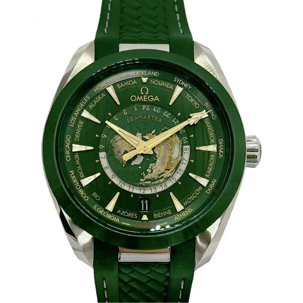 Aqua Terra 43.00 mm Green Dial in Stainless Steel - 220.32.43.22.10.001