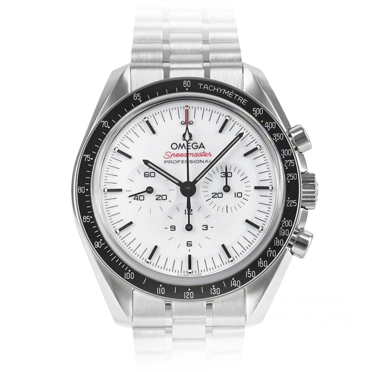Speedmaster Moonwatch 42.00 mm White Dial in Stainless Steel - 310.30.42.50.04.001