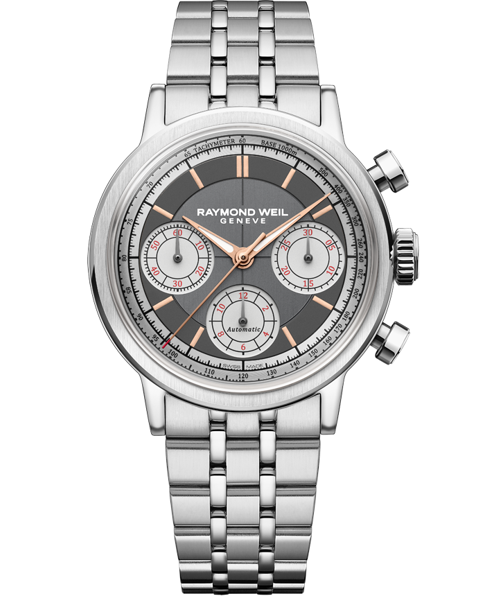 Millésime Chronograph Anthracite 39.5mm - Men’s watch - 7765-ST-60651