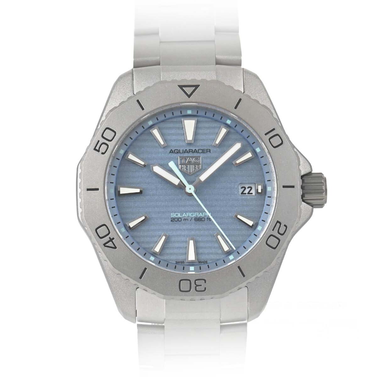 Aquaracer 40.00 mm Blue Dial in Titanium - WBP1182.BF0000