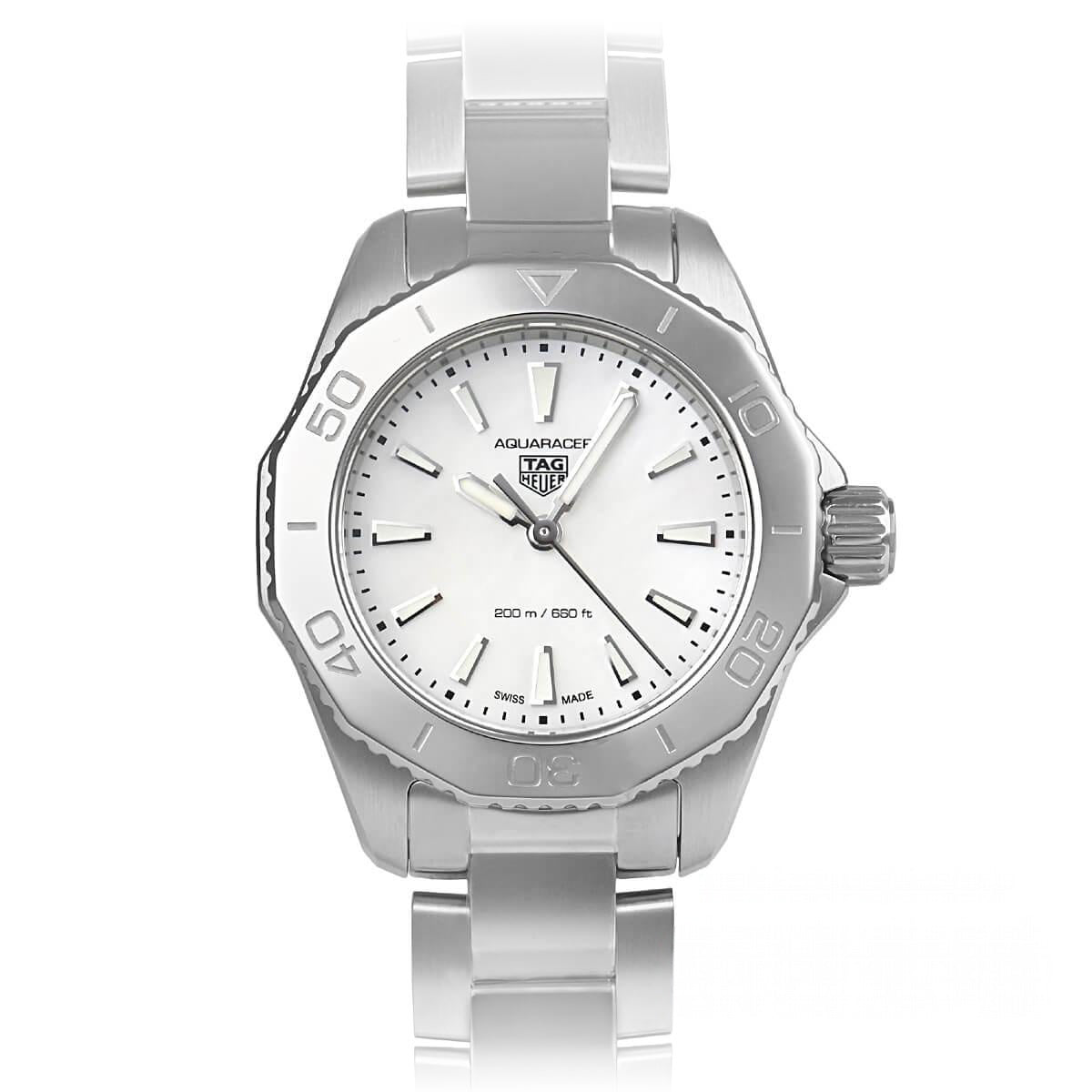 Aquaracer 30.00 mm White Dial in Stainless Steel - WBP1418.BA0622
