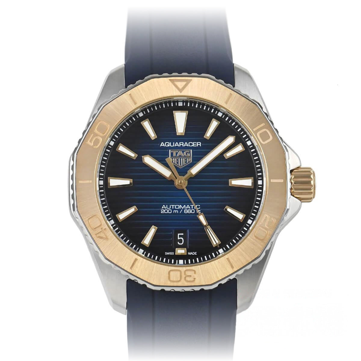 Aquaracer 40.00 mm Blue Dial in Stainless Steel - WBP2150.FT6210