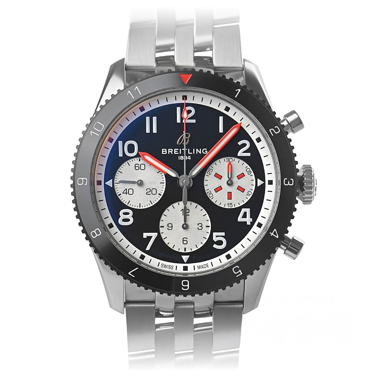 AVI 42.00 mm Black Dial in Stainless Steel - Y233801A1B1A1