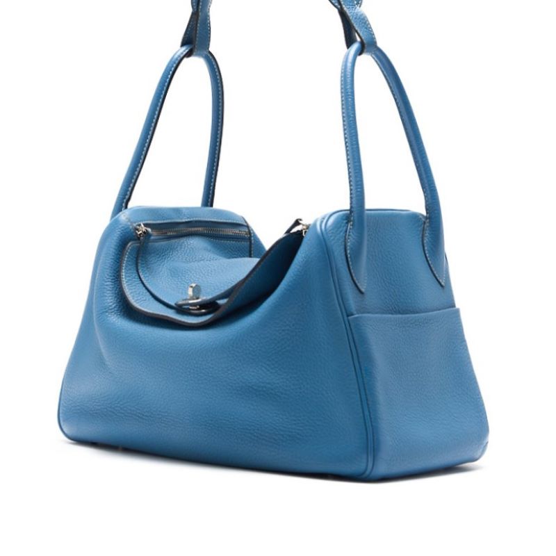 Gebrauchte Lindy 34 Schultertasche, Tryon Clemence, Blue Jean, silberfarbene Metallteile, gebraucht