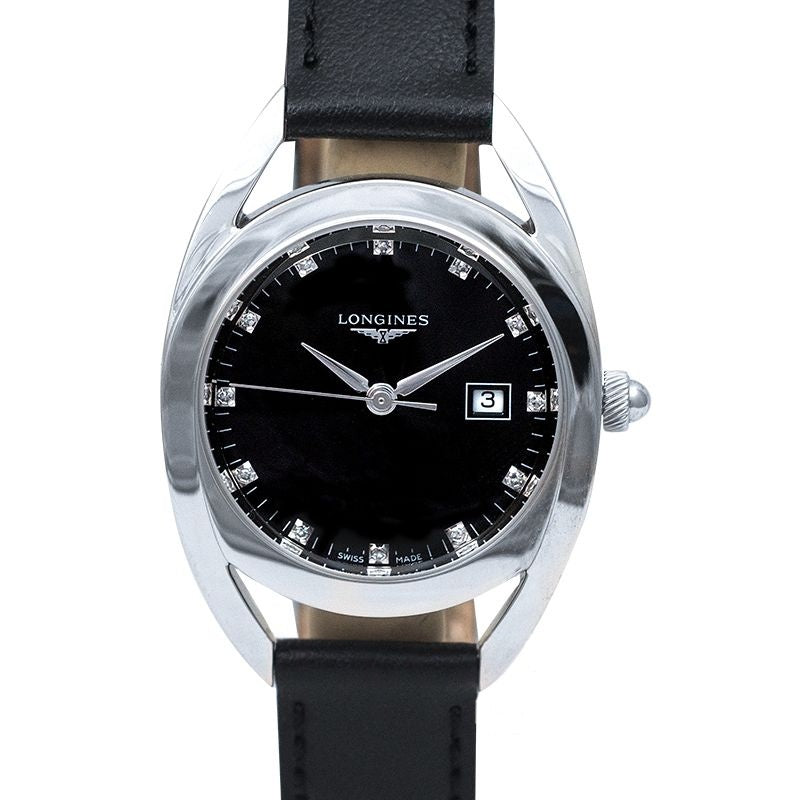 Equestrian ? 30.00?mm Black lacquered polished Dial in Stainless Steel L61374570