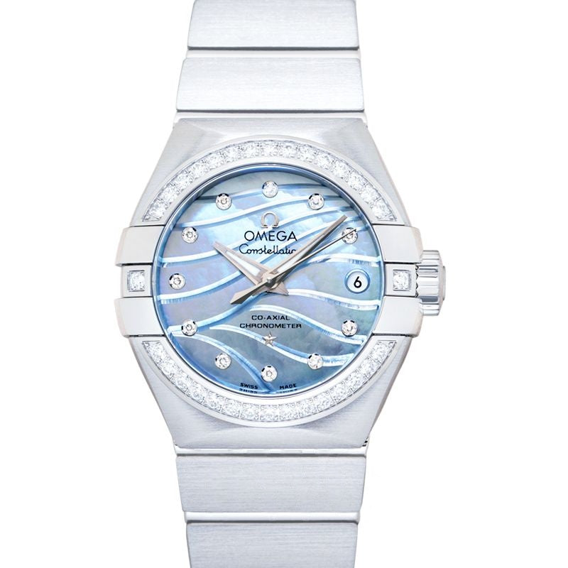 Constellation 27 mm Blue Dial in Stainless Steel 123.15.27.20.57.001