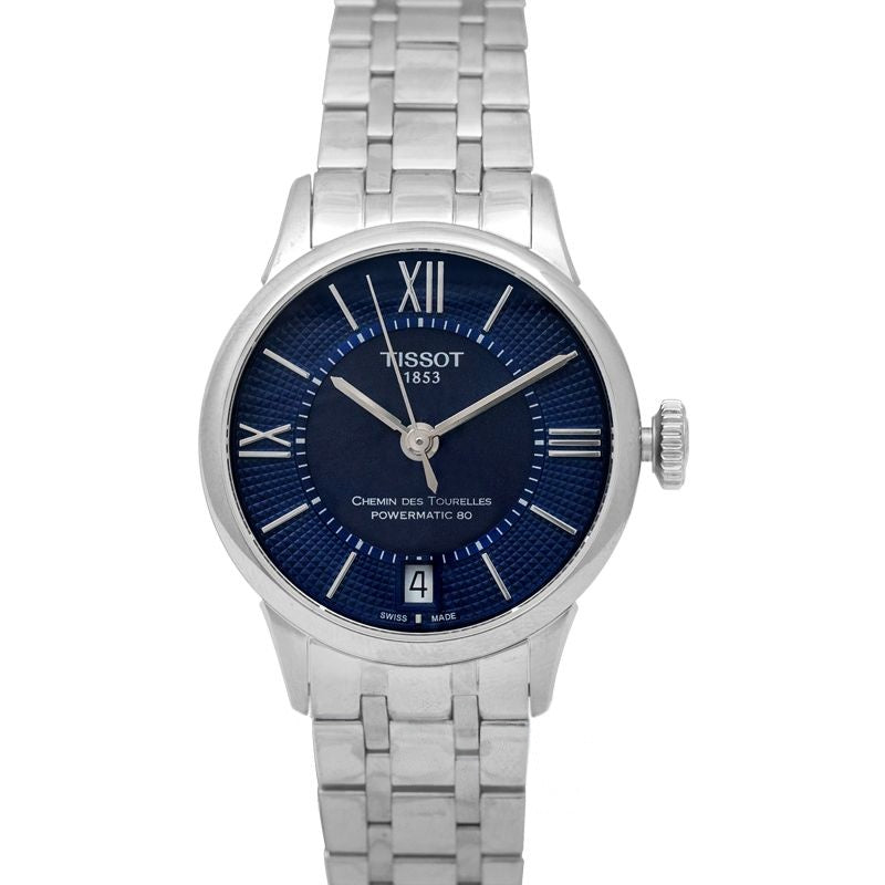 T-Classic 32 mm Blue Dial in Stainless Steel T099.207.11.048.00