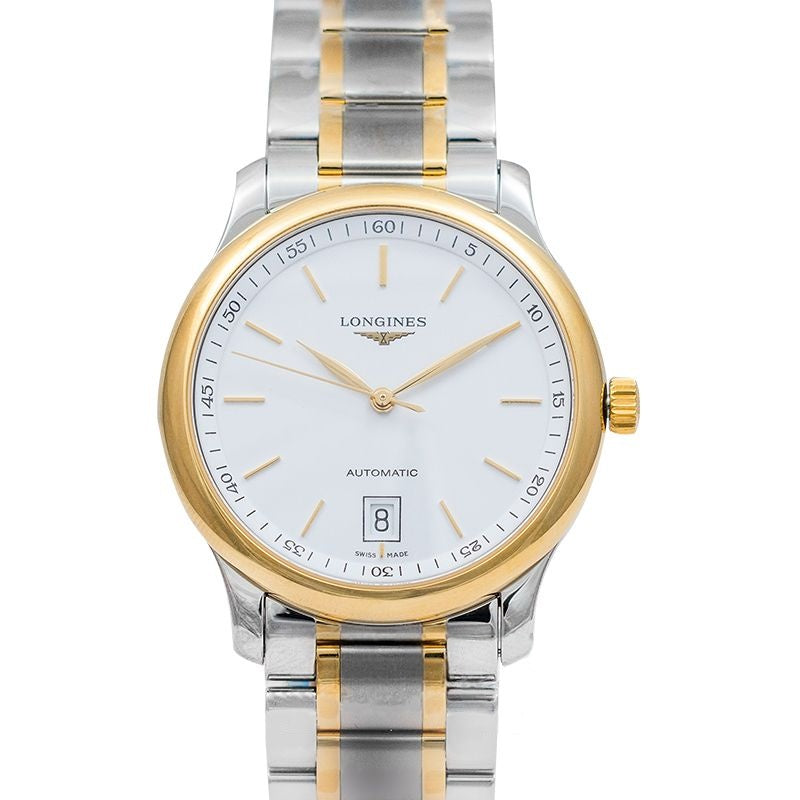 Montre Longines Master Collection 38,5 mm, cadran blanc, acier inoxydable L26285127