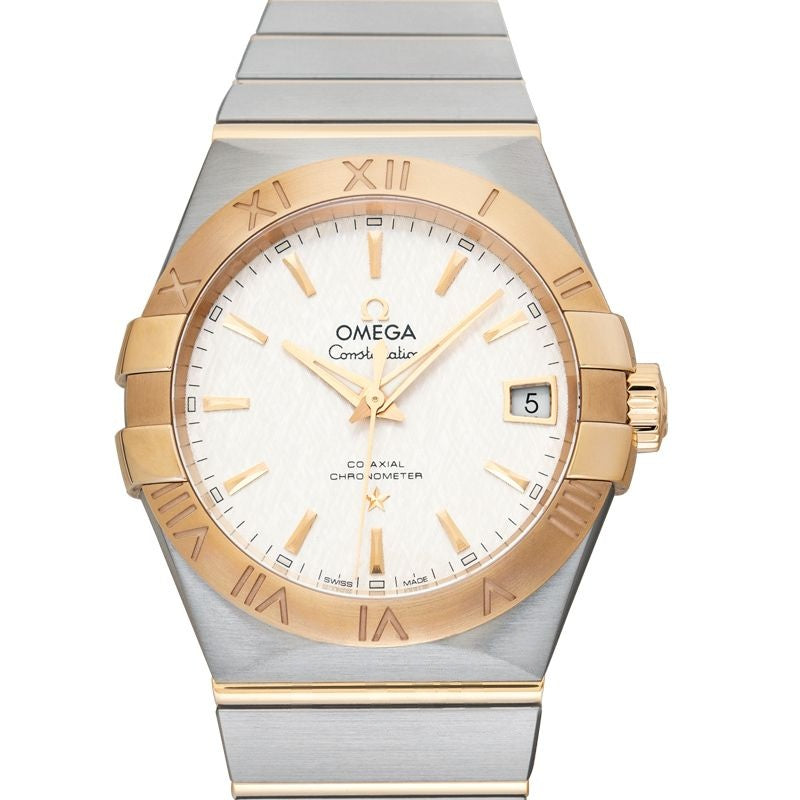 Constellation 38 mm Silver Dial in Stainless Steel, 18kt Yellow Gold 123.20.38.21.02.006