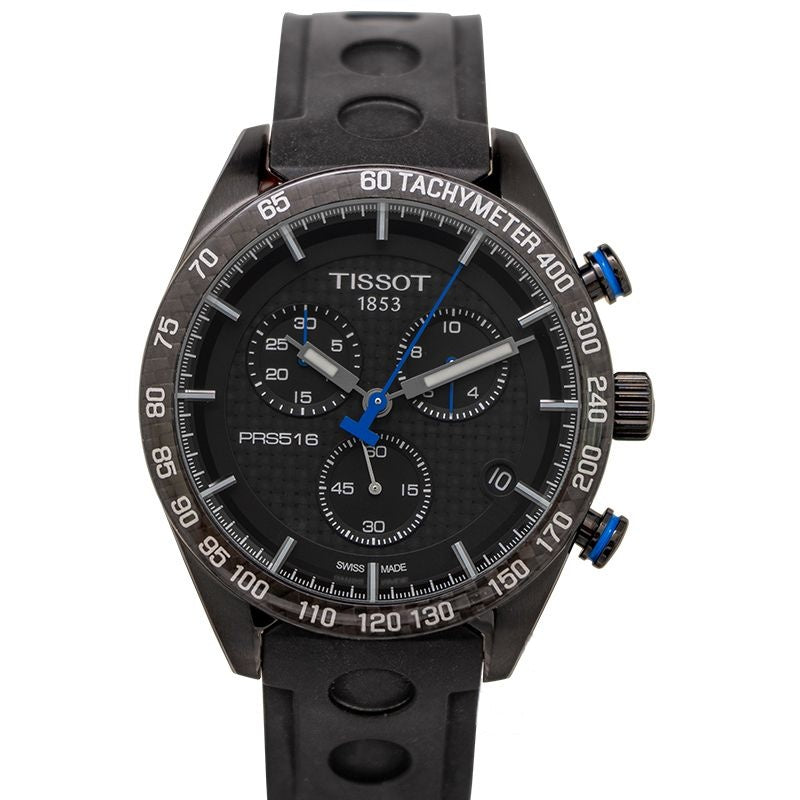 T-Sport 42mm Black Dial in Stainless Steel T100.417.37.201.00
