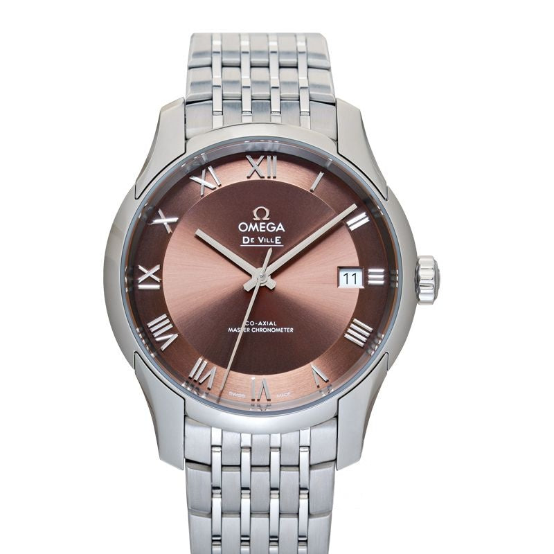 Montre De Ville 41 mm en acier inoxydable avec cadran bronze 433.10.41.21.10.001