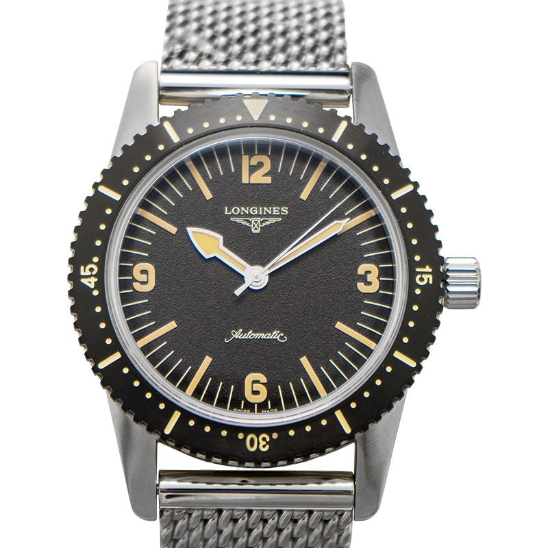 Longines Heritage ? 42.00?mm Black Dial in Stainless Steel L28224566