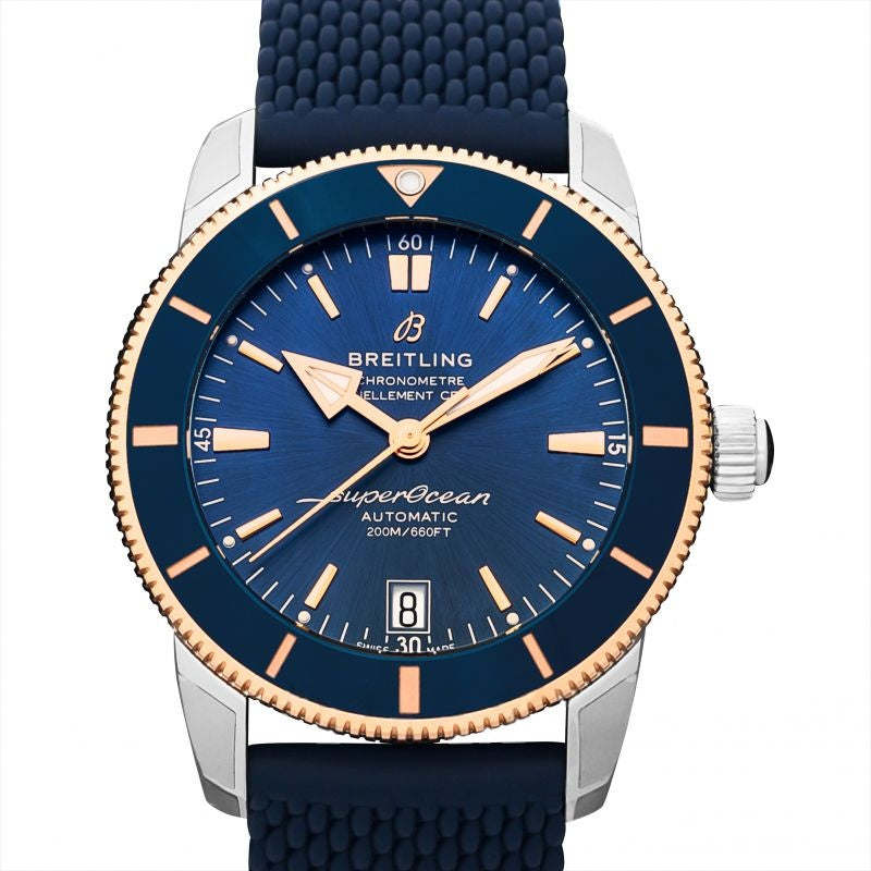 Superocean 42 mm Blue Dial in Stainless Steel, 18kt Rose Gold UB2010161C1S1