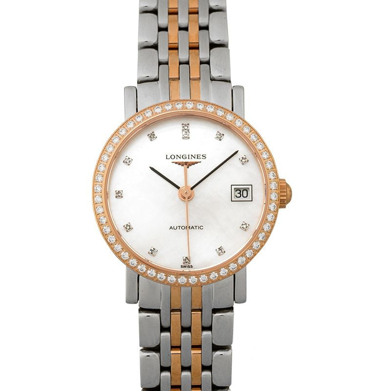 Montre Longines Elegant Collection, cadran nacre 25,5 mm, acier inoxydable L43095887