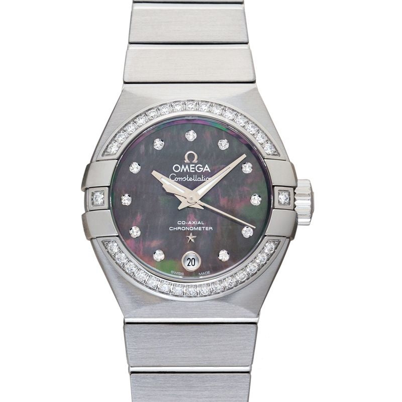 Constellation 27 mm Mother of pearl Dial in Stainless Steel 123.15.27.20.57.003