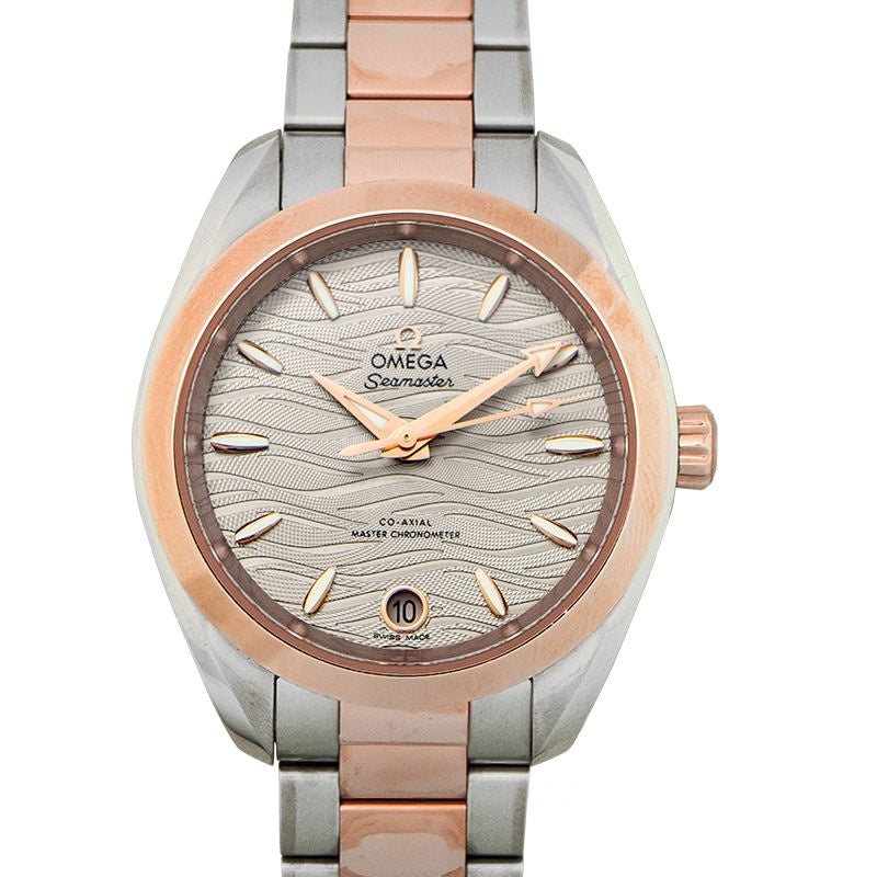 Seamaster 34 mm, cadran gris, acier inoxydable, 220.20.34.20.06.001