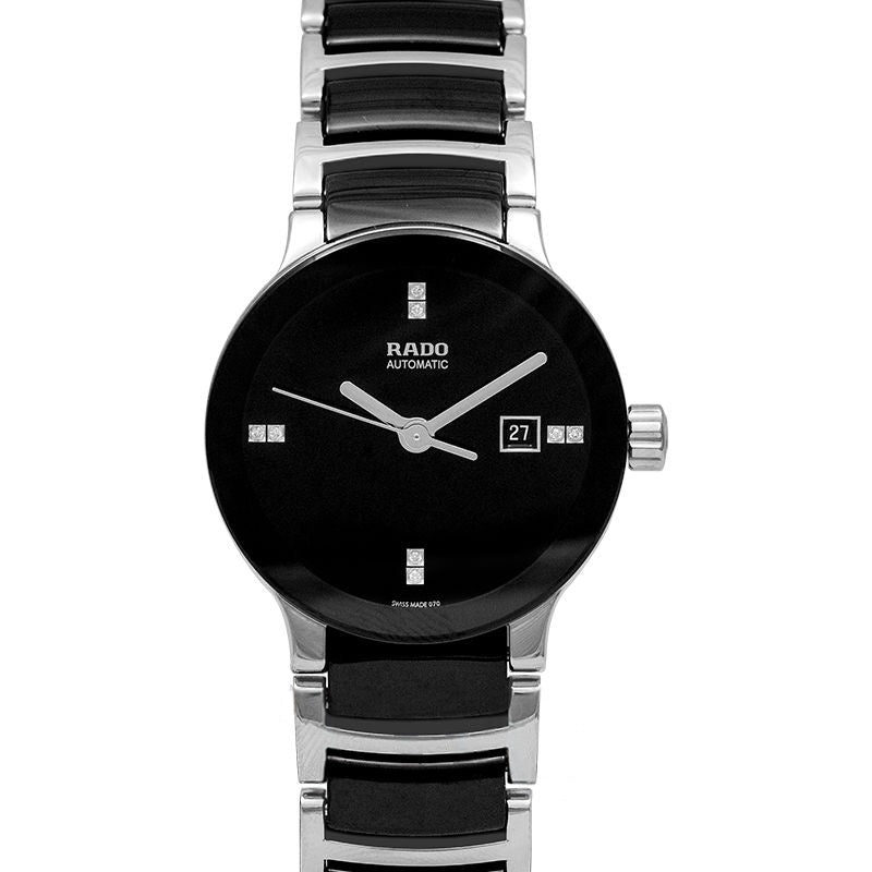 Centrix 28 mm Black Dial in Stainless Steel R30942702