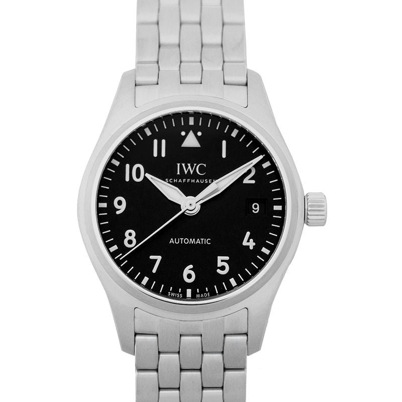 Pilot 36.0  mm Black Dial in Stainless Steel IW324010