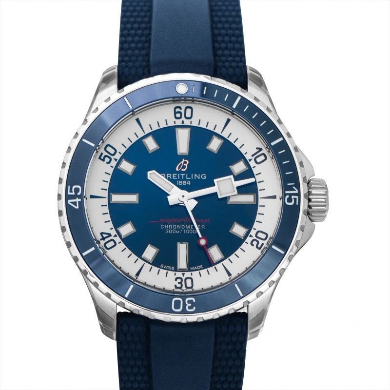 Superocean 42 mm Blue Dial in Stainless Steel A17375E71C1S1