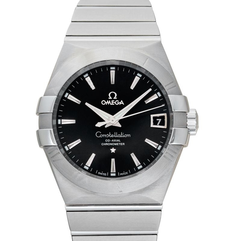 Constellation 38 mm Black Dial in Stainless Steel 123.10.38.21.01.001